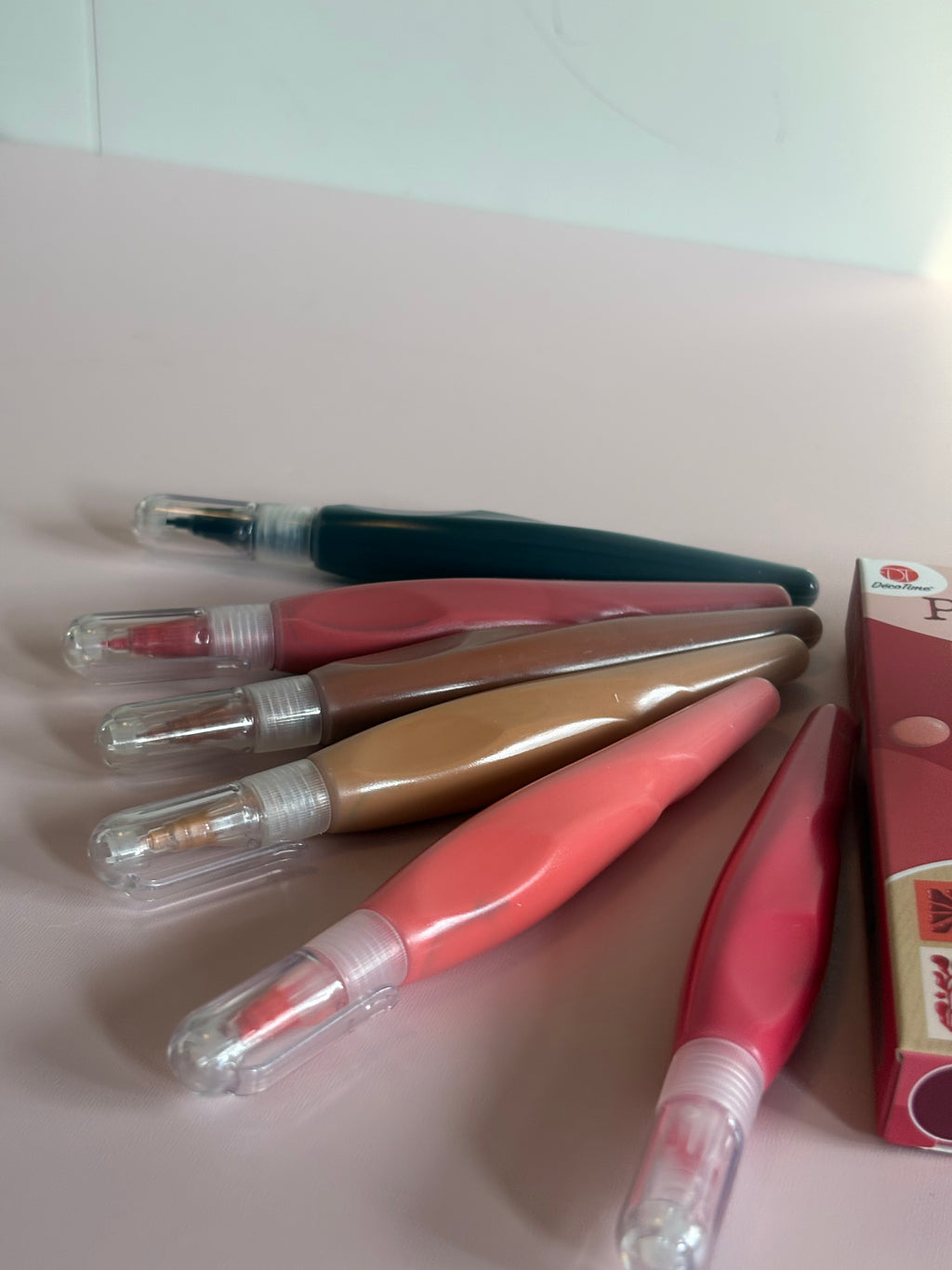 3D Puffy Paint Markers Set – Warm Tones (Set of 6)