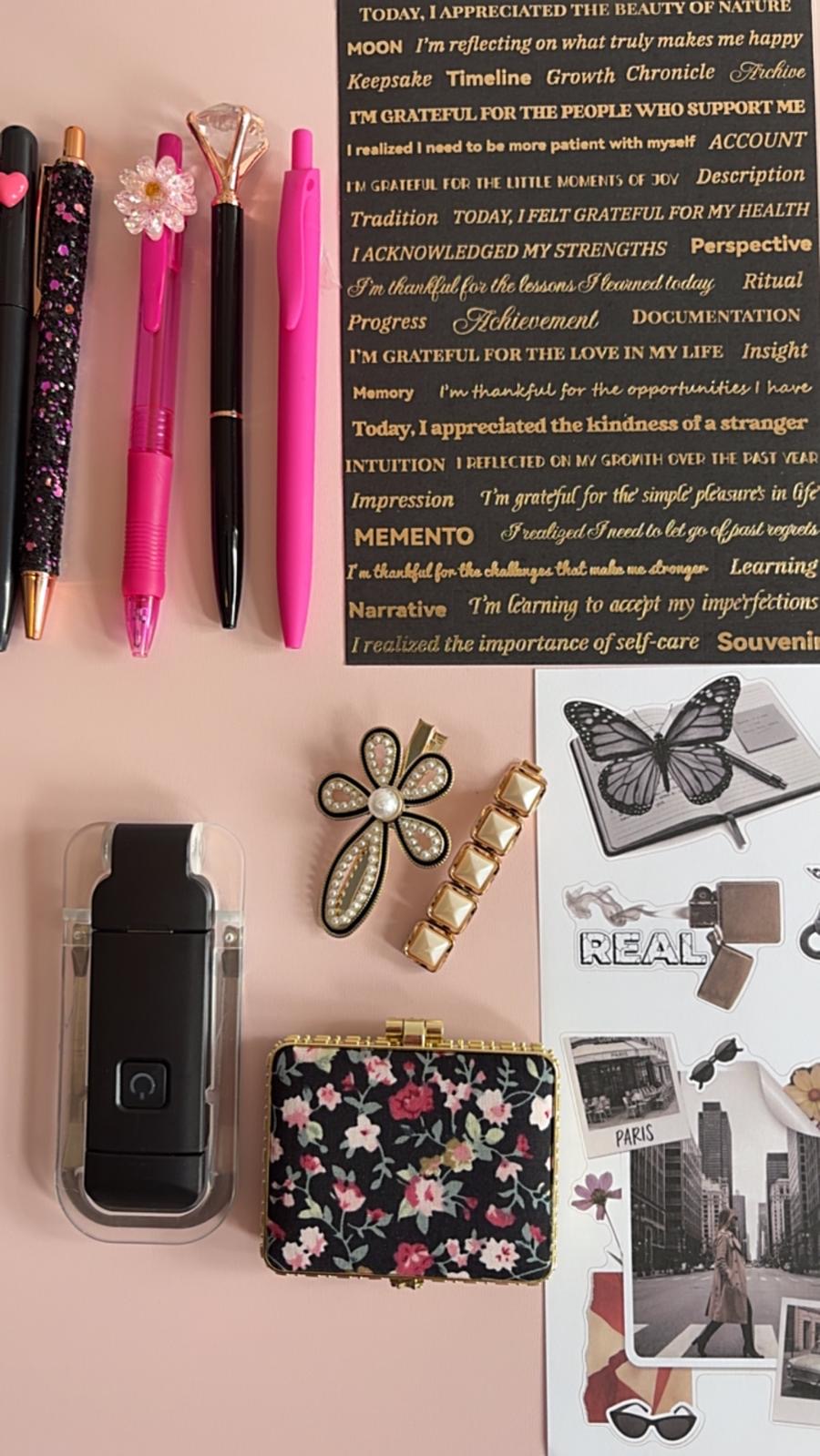 🌹 Romance in the Dark Aesthetic Stationery Bundle