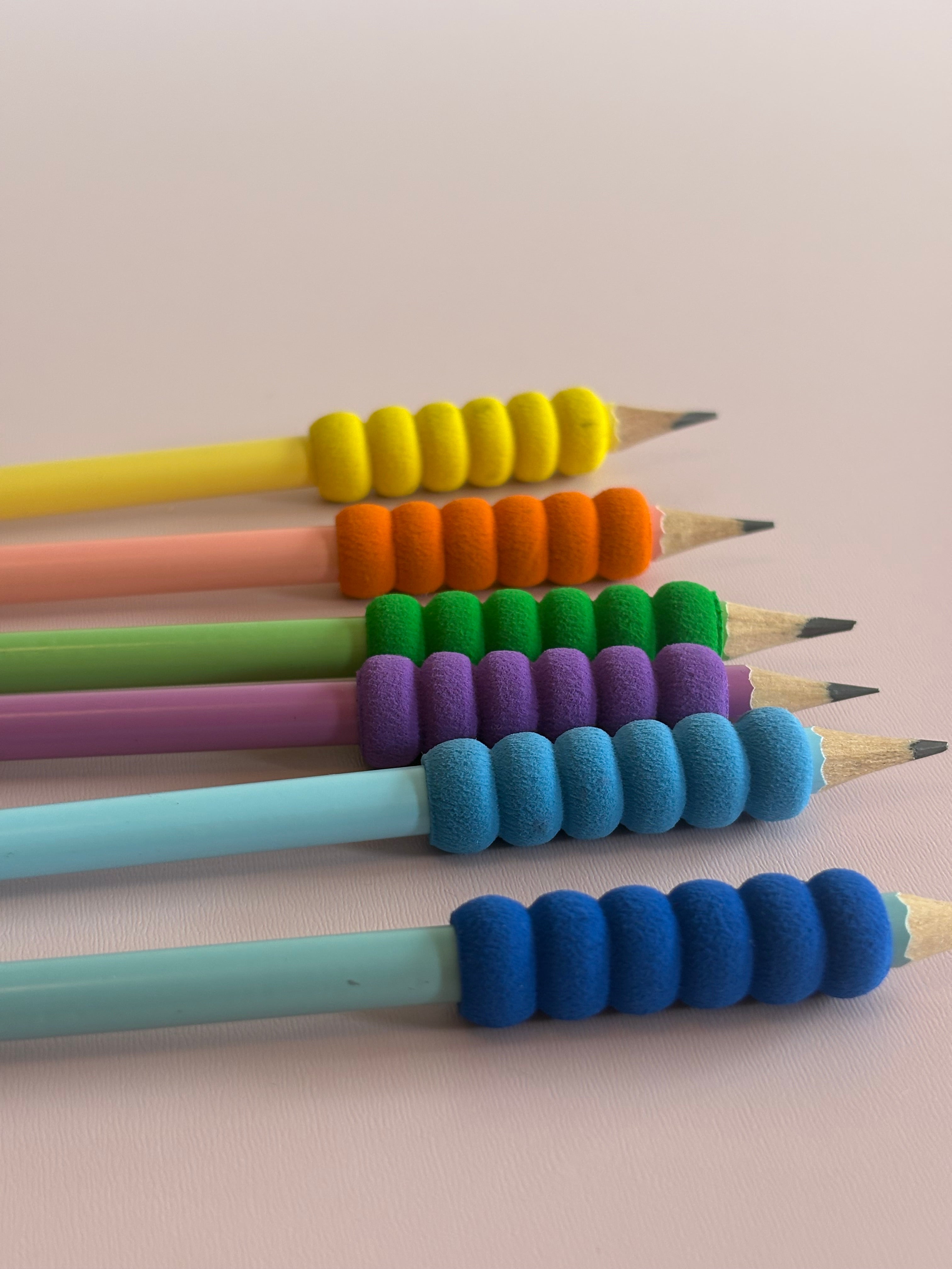 Wooden Pencils with Foam Cushion Grips
