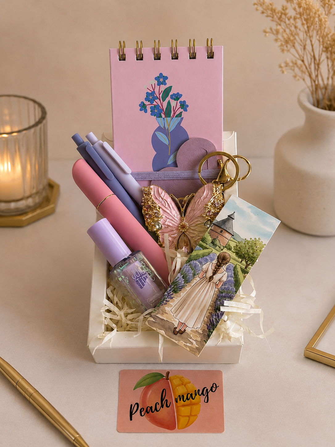 Lavender Dreams Stationery & Accessories Gift Box