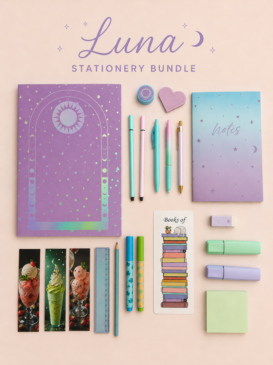 Luna Stationery Bundle