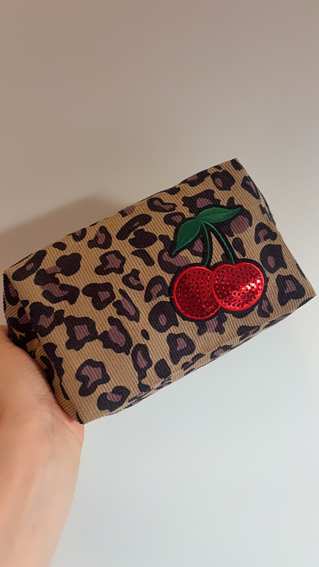 Deep Cherry & Leopard Aesthetic