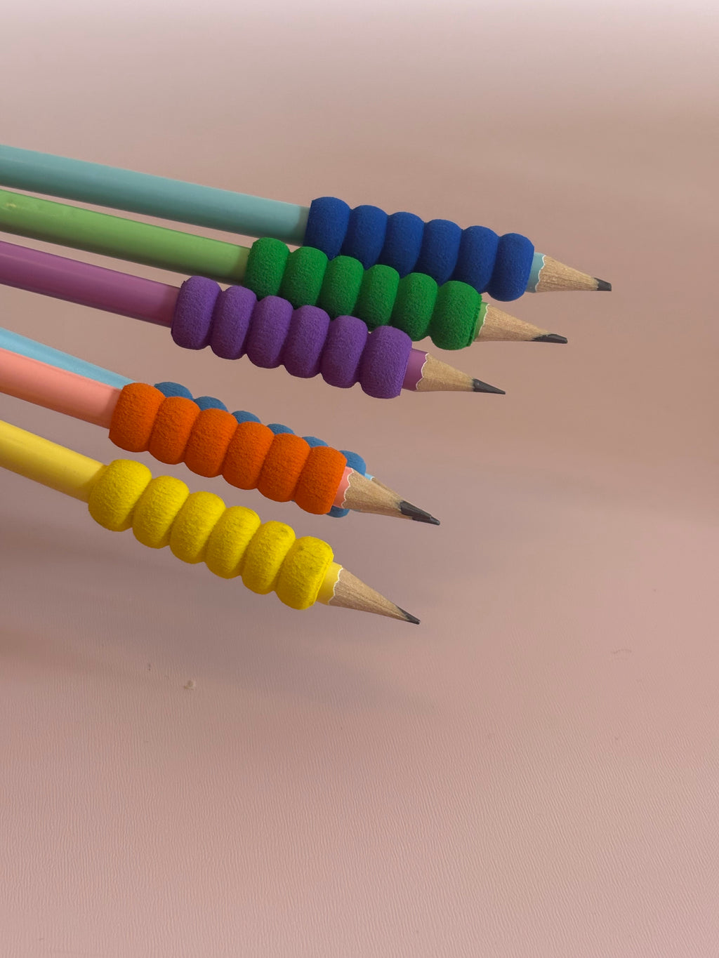 Wooden Pencils with Foam Cushion Grips