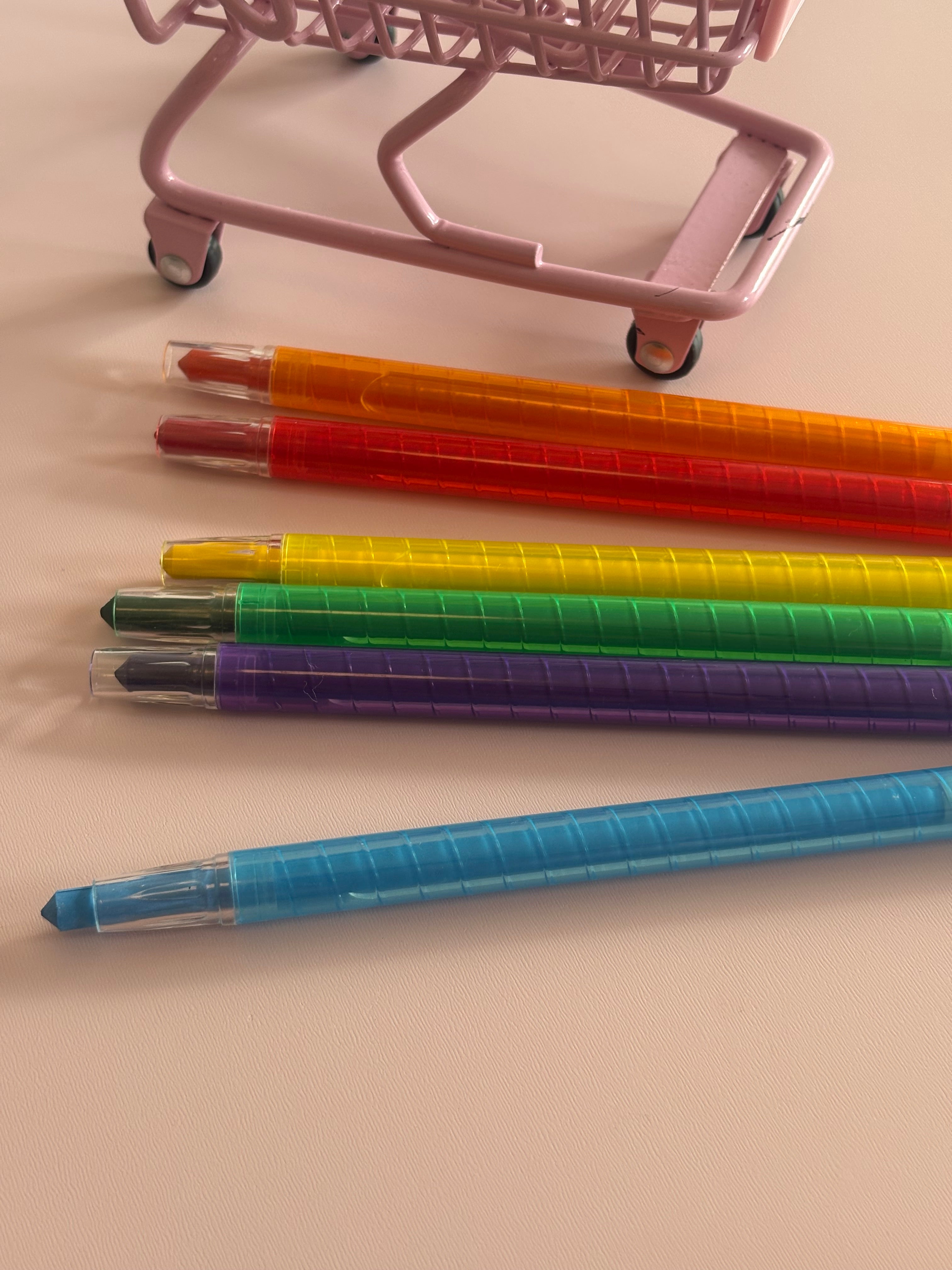 Retractable Crayons 🌈