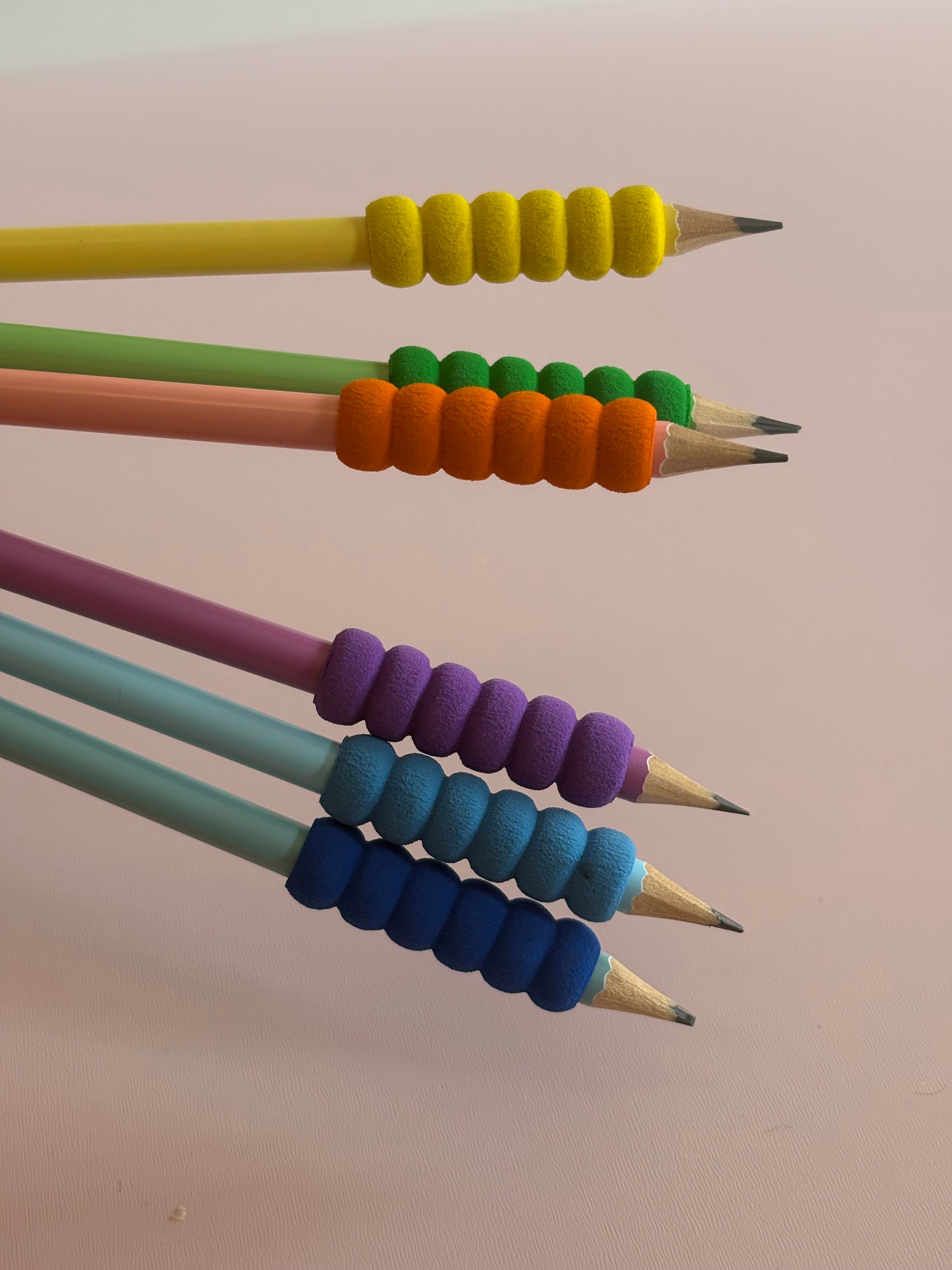 Wooden Pencils with Foam Cushion Grips