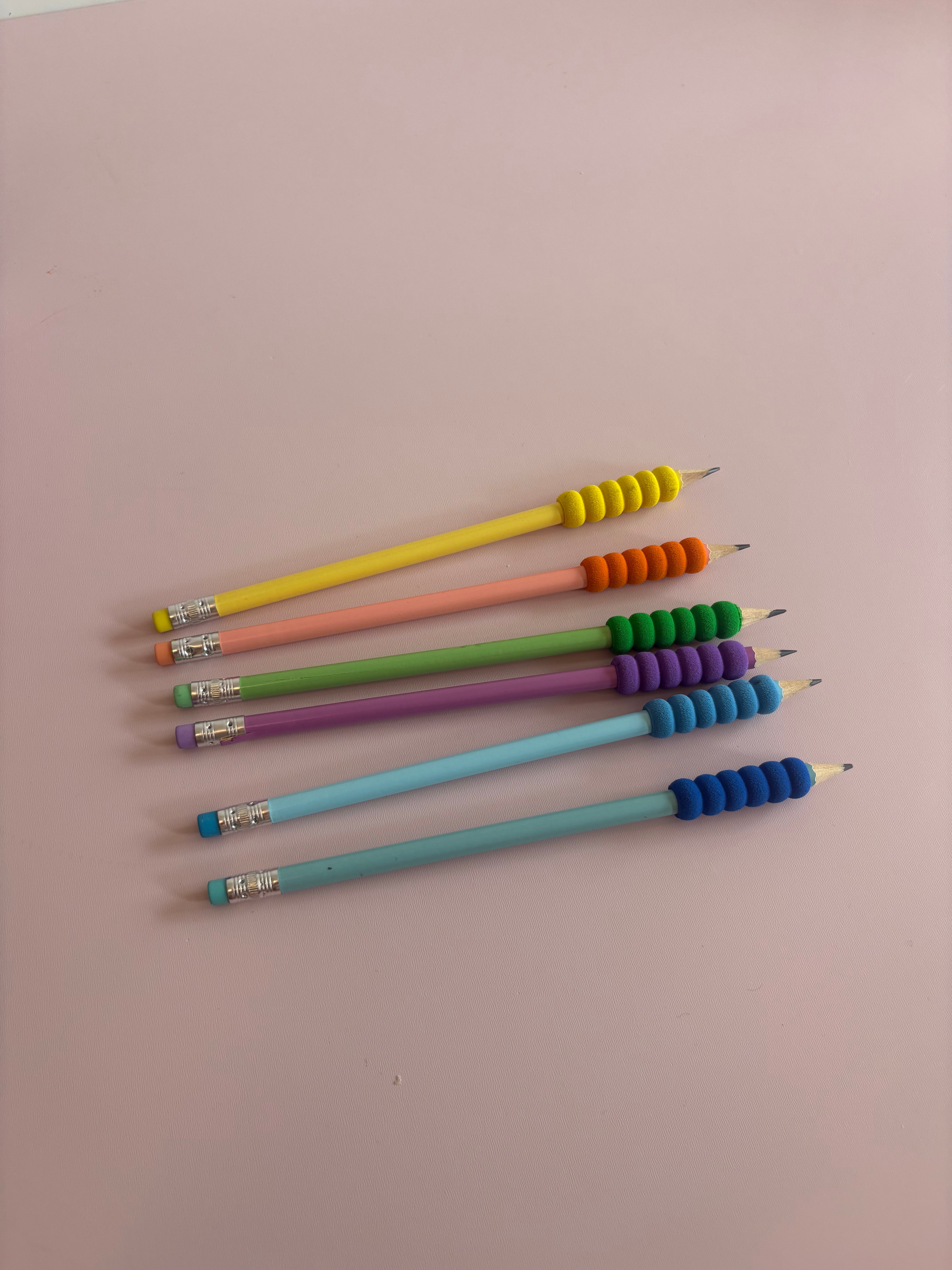 Wooden Pencils with Foam Cushion Grips