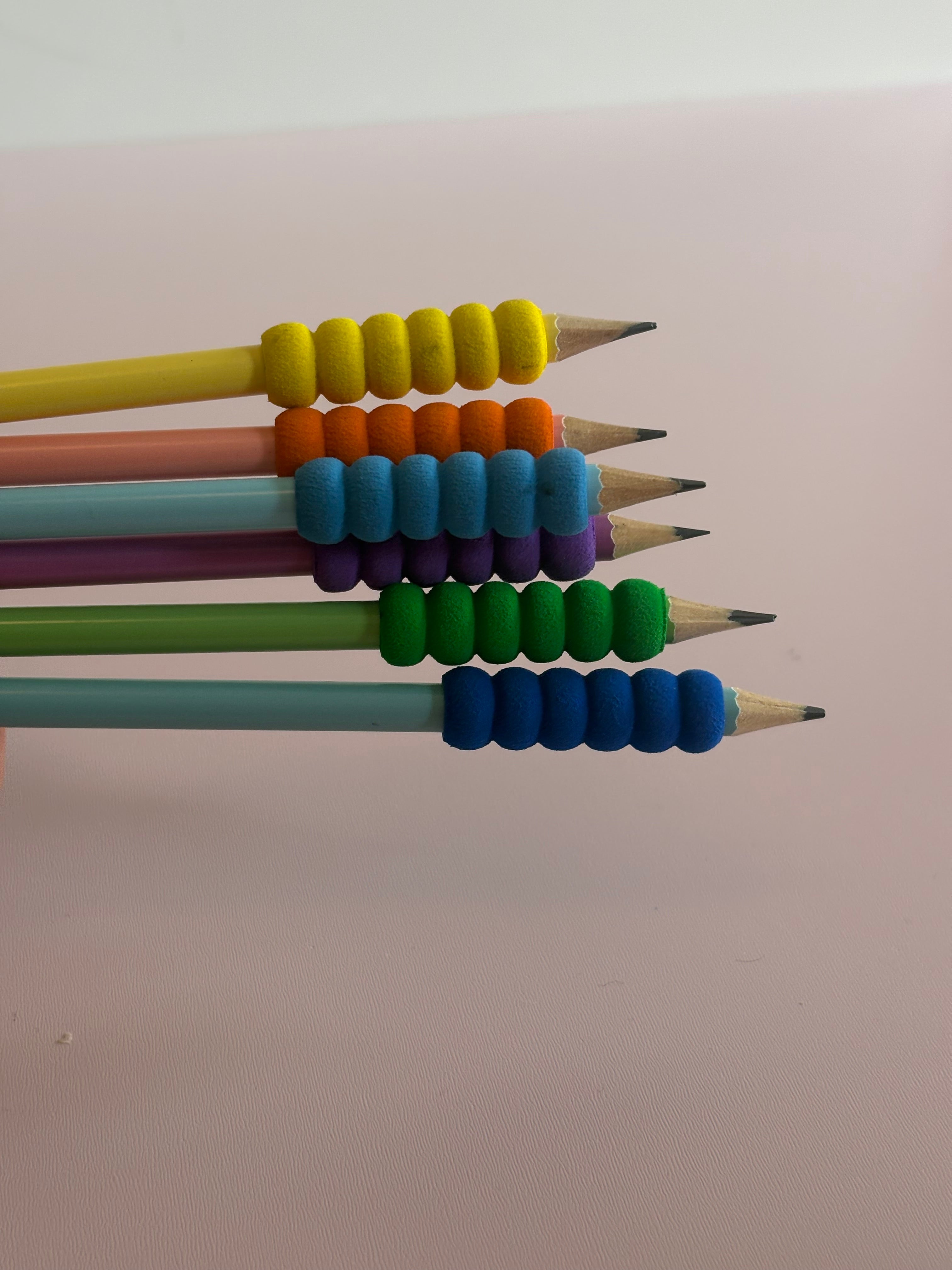 Wooden Pencils with Foam Cushion Grips