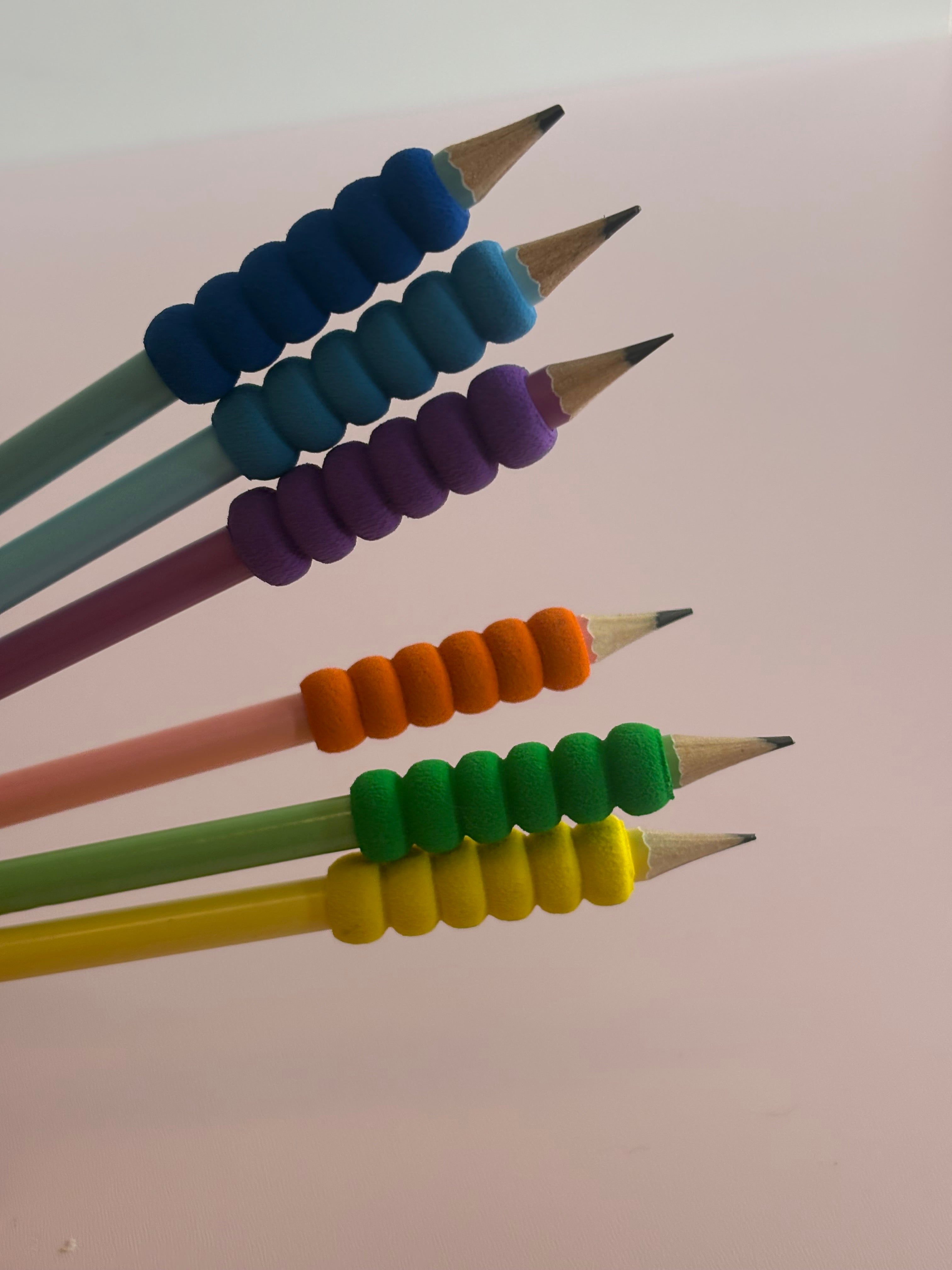 Wooden Pencils with Foam Cushion Grips